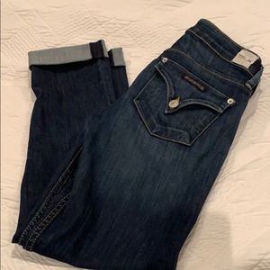 Hudson cropped straight cuffed